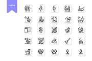 Toilet Icons, a Duotone Icon by HacaStudio (Thumbnail 2 of 3)