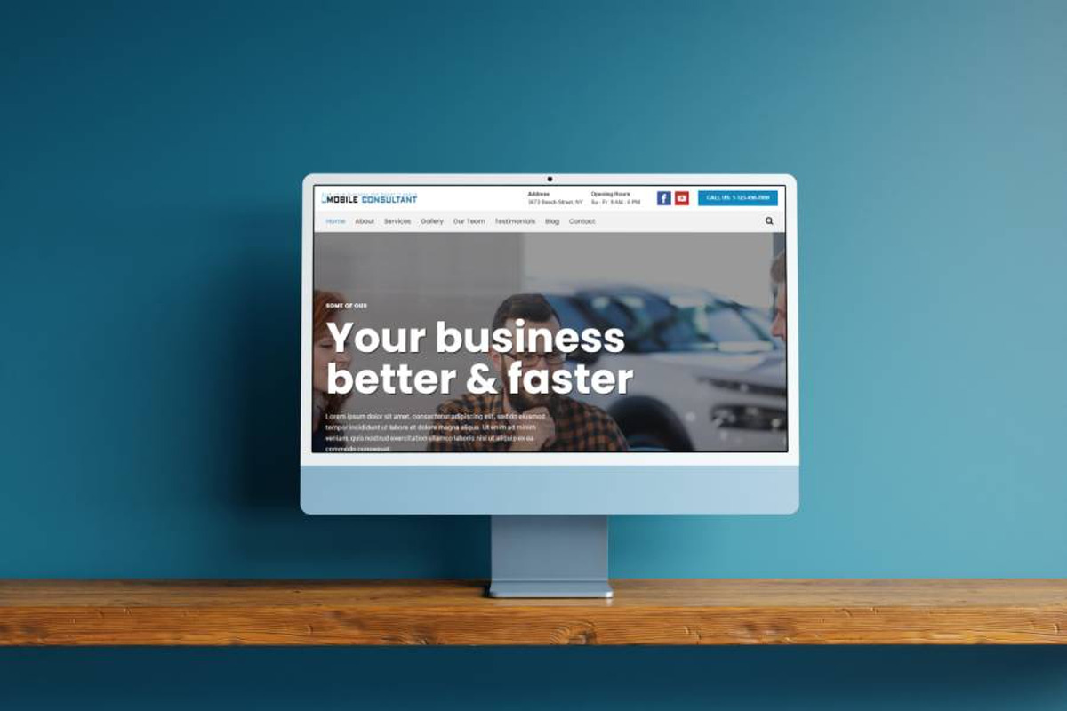 Mobile Consultant WordPress Theme preview 3