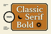 Claserva, a Serif Font by graphicook (Thumbnail 2 of 10)