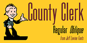 County Clerk JNL, a Sans Serif Font by Jeff Levine Fonts (Thumbnail 1 of 5)