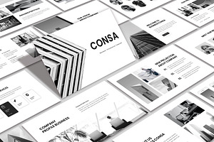 Consa Presentations  Template, a Presentation Template by TypeMakers