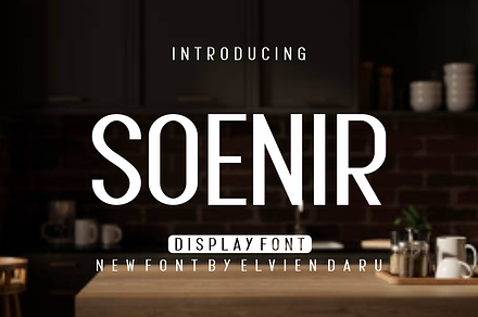 Soenir - Modern Display Font
