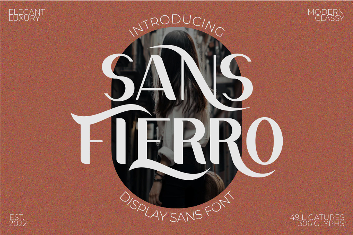 Sans Fierro - Display Sans Font, a Sans Serif Font by PutraCetol Studio (Photo 1 of 11)
