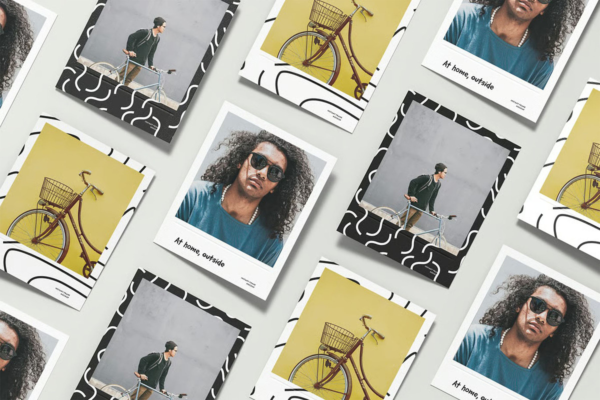 Instant Frame Mockup, an Advertising Mockup by zippypixelstudio (Photo 10 of 16)