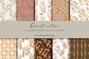 Romantic autumn - seamless patterns, a Pattern Graphic by Vasmila (Thumbnail 1 of 8)