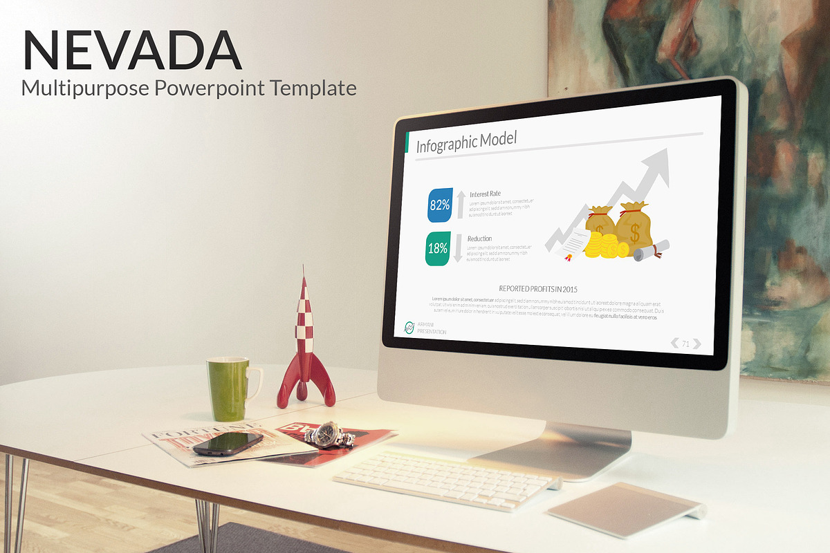 Nevada Powerpoint Template, a Presentation Template by GraStudios (Photo 1 of 3)