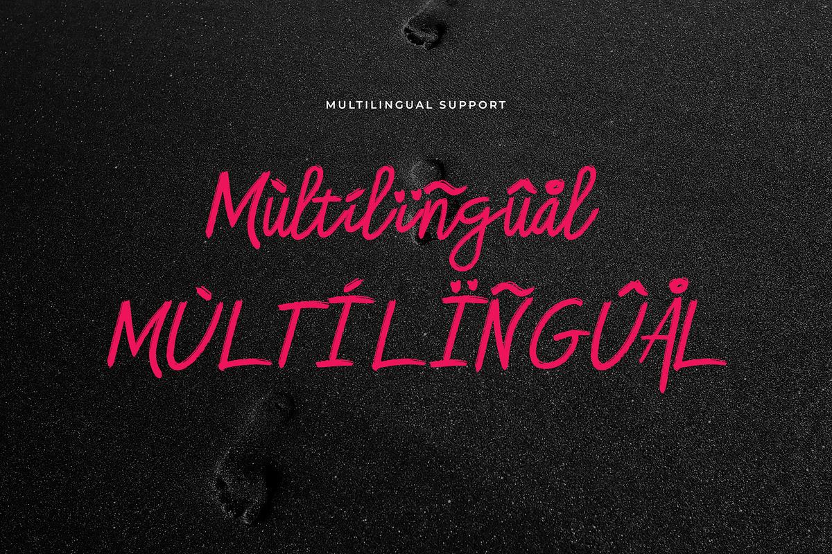 Buchero Brush Script Font, a Script Font by Dawnside Graphic (Photo 10 of 13)