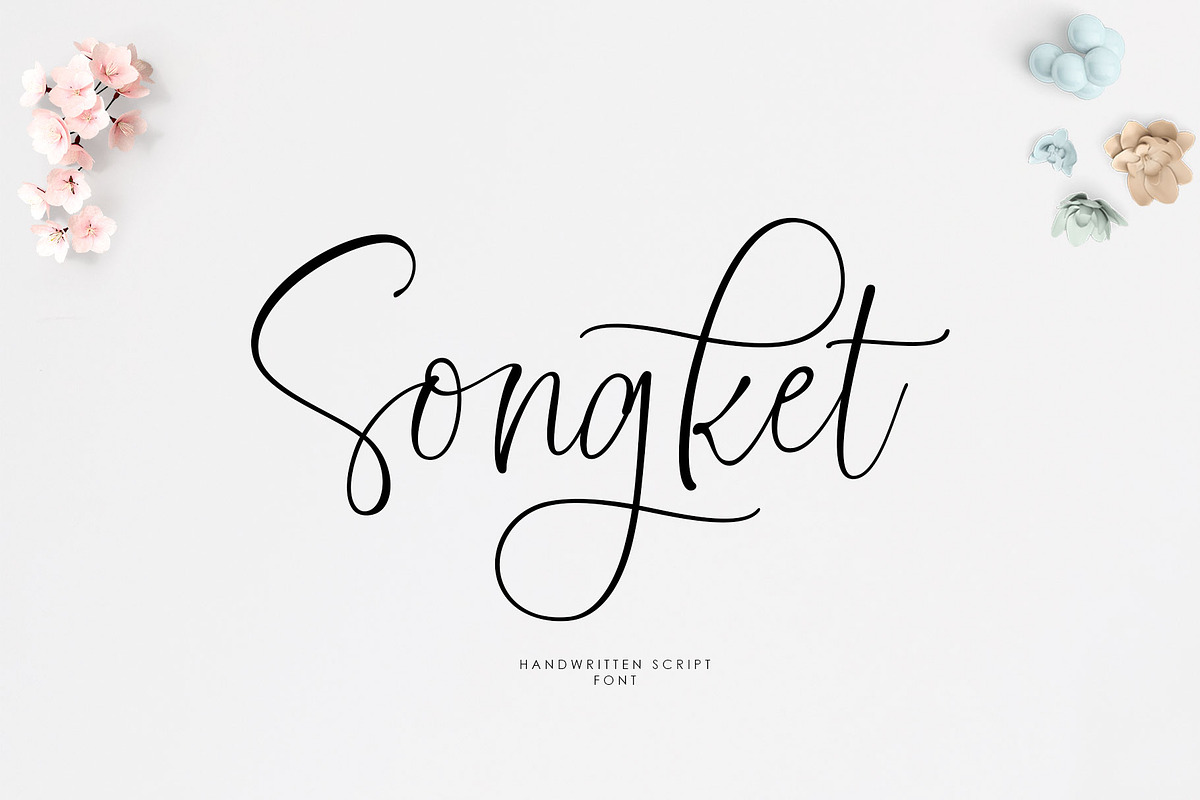 Songket Handwritten Script, a Script Font by moriztype (Photo 1 of 8)
