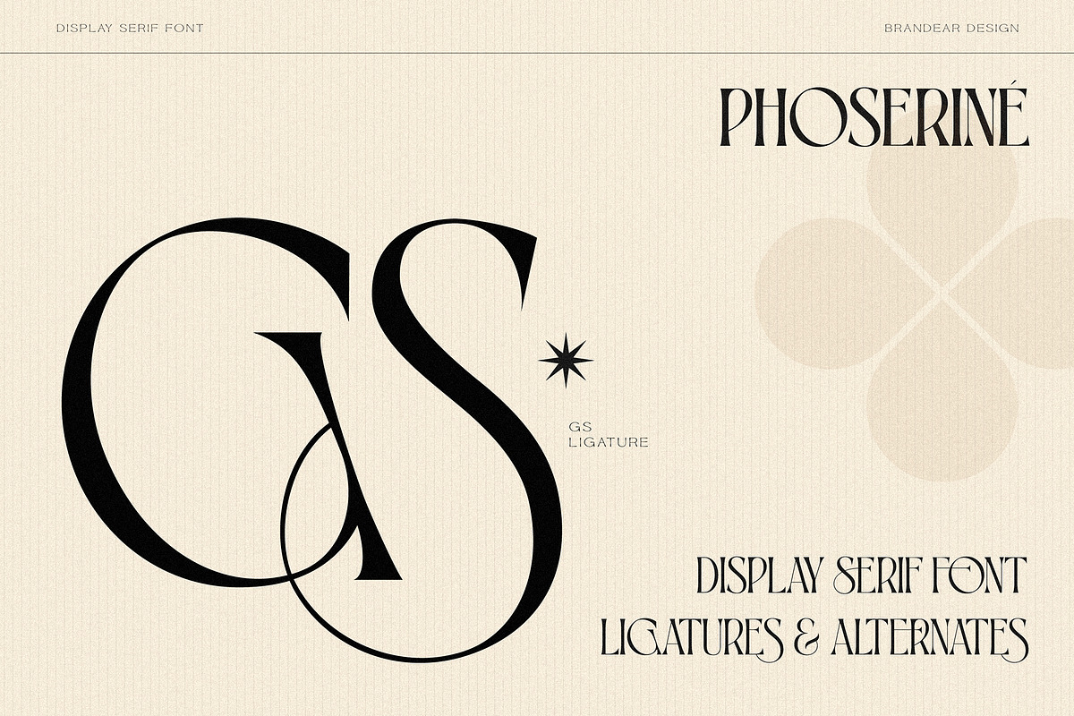 BD PHOSERINÉ | Display Serif, a Serif Font by Brandear Design (Photo 10 of 23)