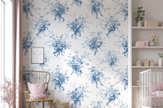 Toile Floral Seamless Patterns, a Pattern Graphic by Olya Creative (Thumbnail 10 of 22)