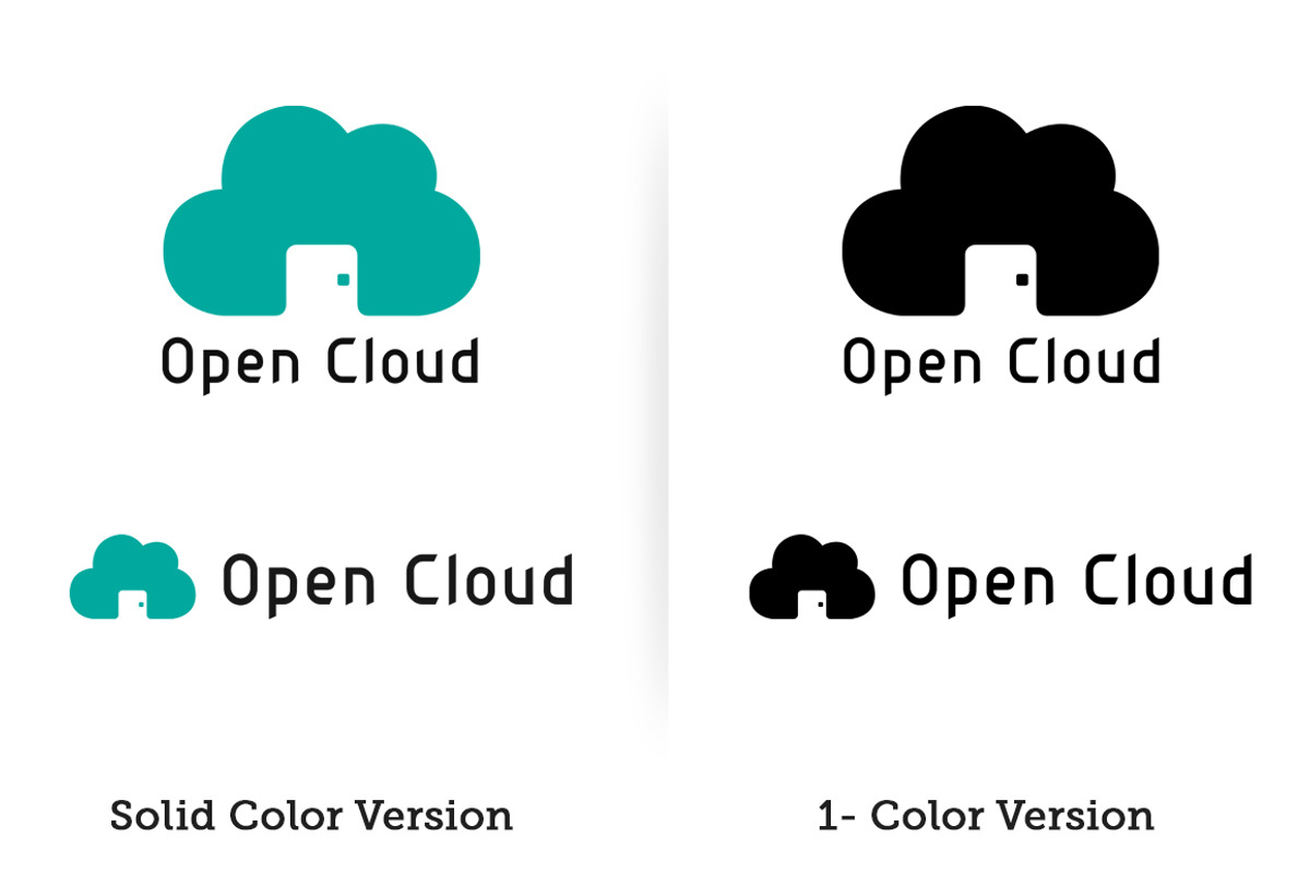 Open Cloud Logo Templates, a Branding & Logo Template by Affantjie Photowork (Photo 4 of 4)