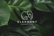 Elephant Logo Minimal Design, a Branding & Logo Template by M9 Design (Thumbnail 5 of 6)