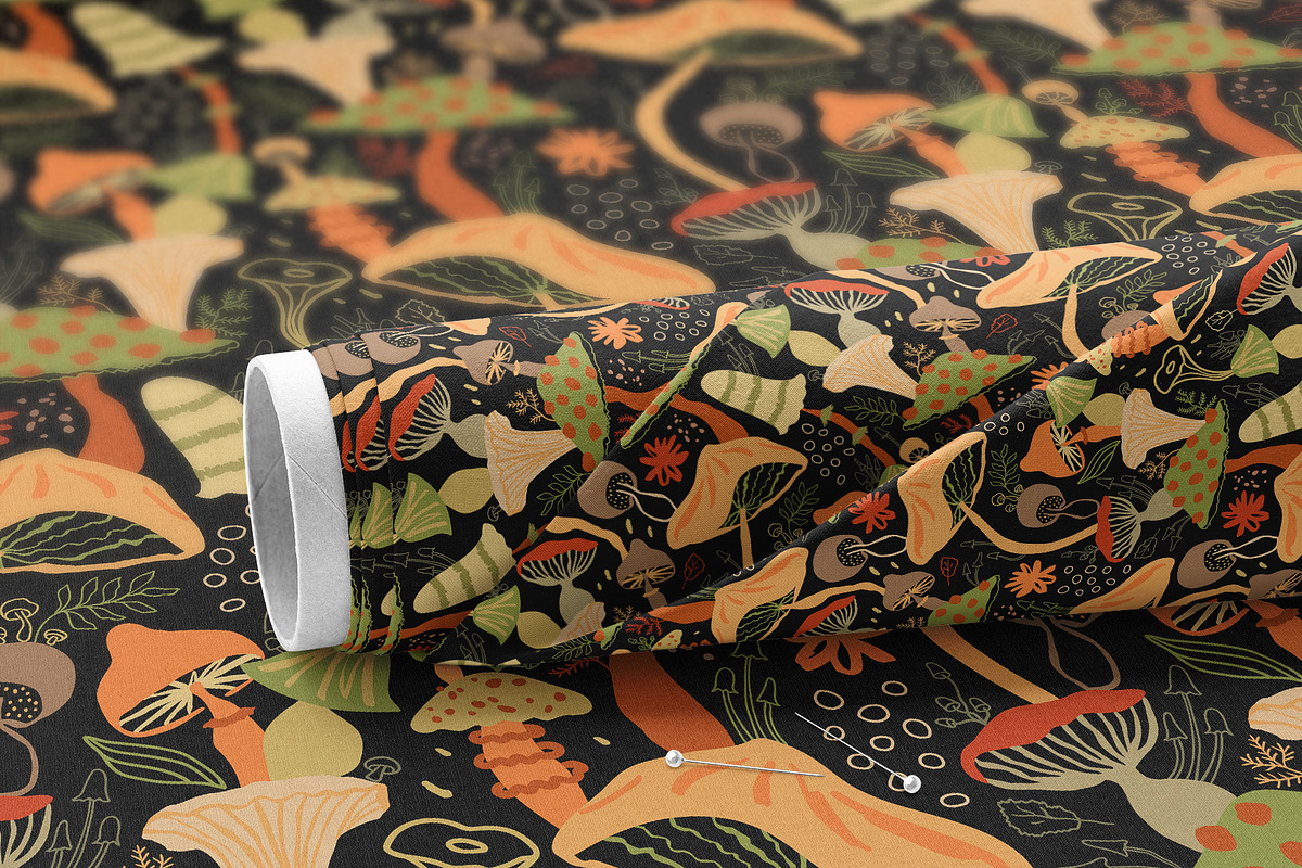 Hand drawn Autumn floral patterns, a Pattern Graphic by Tani Kuzminka (Photo 12 of 27)