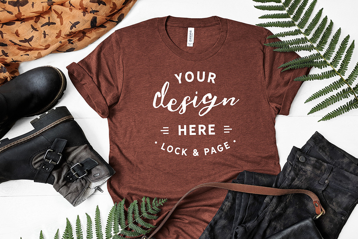 T-Shirt Mockup Bundle Bella Canvas, a Shirt Mockup by lock and page (Photo 22 of 71)