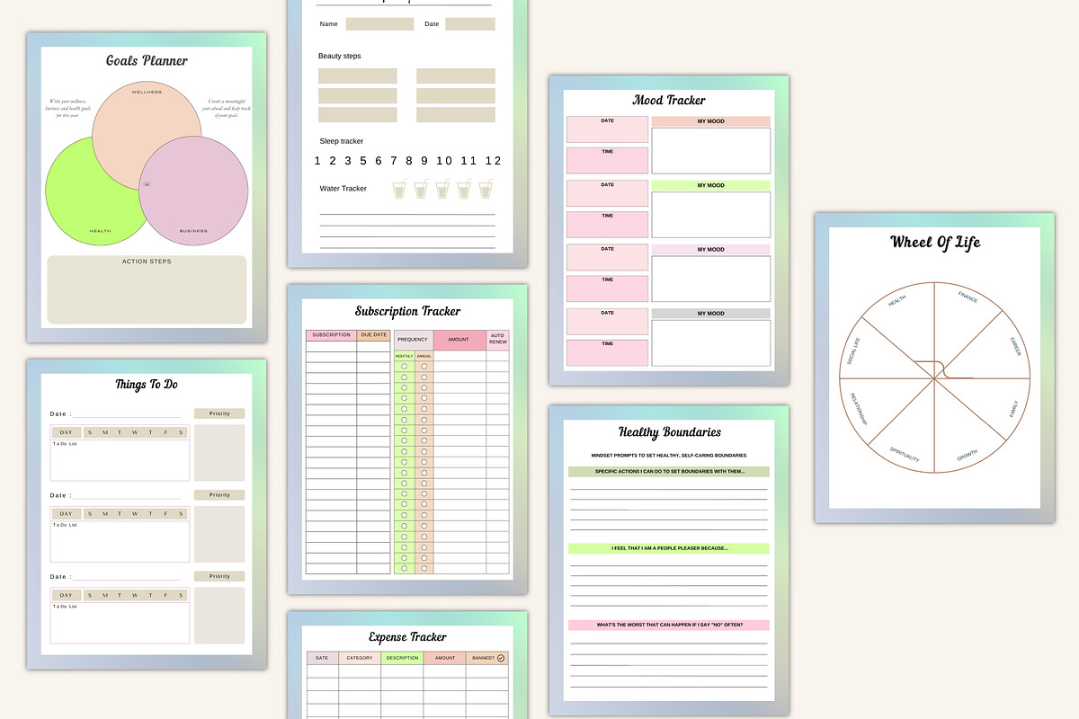 2026 That Girl Daily Routine Planner