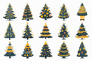 Christmas Tree Clipart, an Illustration by Libby Wishes (Thumbnail 2 of 7)