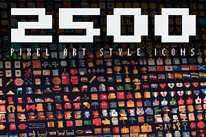 2500 - Icons Mega Bundle, an Icon by Poloviiinkin