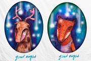 Midnight tale watercolor set, an Illustration by Kotozoid (Thumbnail 4 of 6)