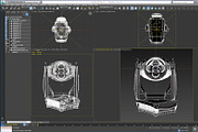 Stage Lighting Collection-14 PCS, an Object 3D Model by akerStudio (Thumbnail 306 of 309)