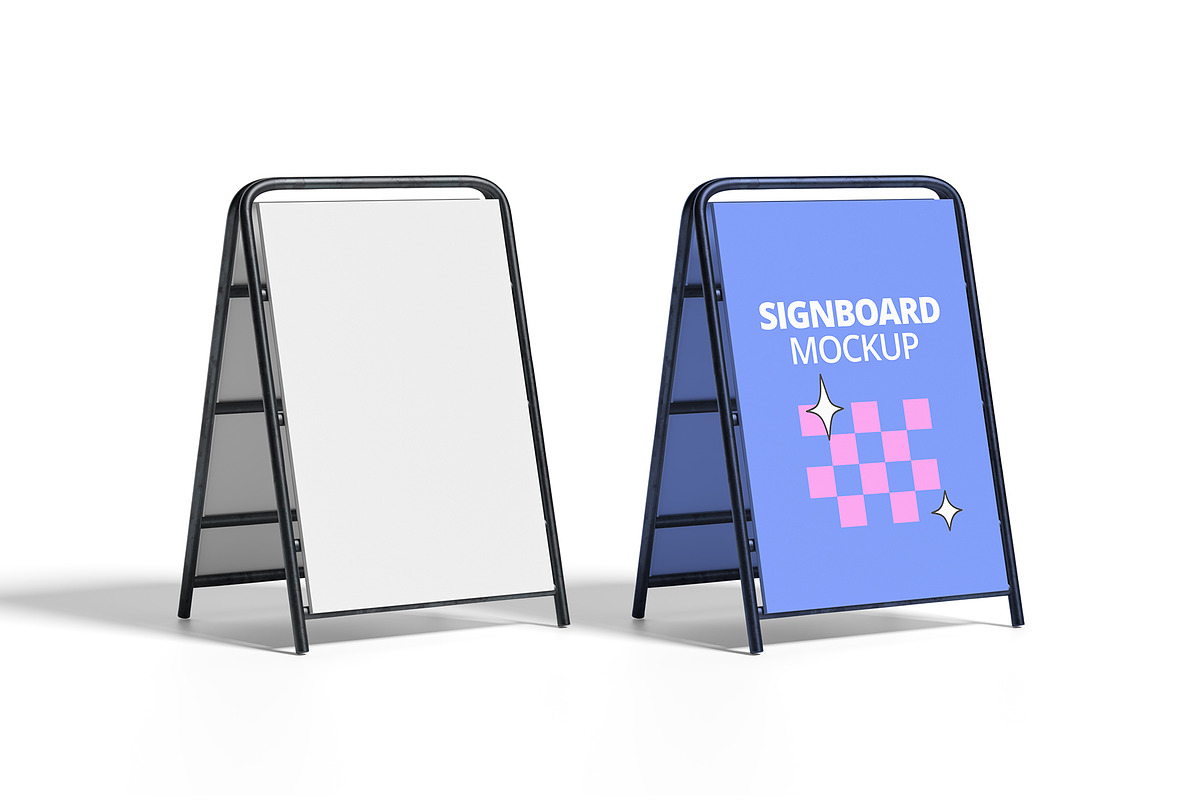Signboard Mockup, an Advertising Mockup by GraphicsPixel (Photo 2 of 6)