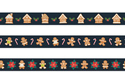 Christmas Borders Set, a Pattern Graphic by Barsuk's Shop (Thumbnail 3 of 3)