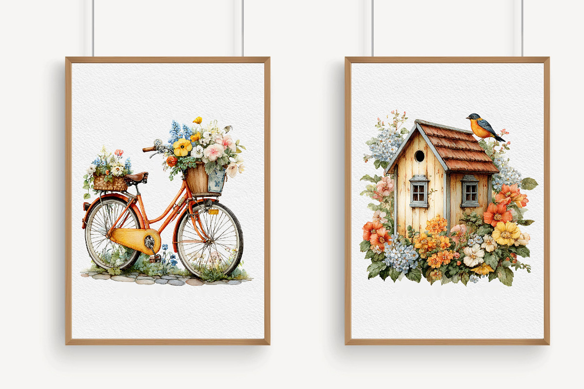 Whimsical Cottagecore Clipart Set, an Illustration by Libby Wishes (Photo 2 of 6)