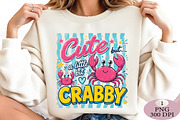 Cute Crab Funny Quote Summer PNG, an Illustration by Daily.Designs (Thumbnail 3 of 5)