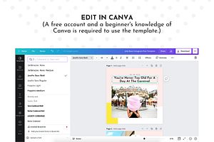 Instagram Template Colorful Canva