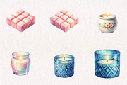 Wax Warmer and Candle Clipart, a Seasonal Illustration by CreationArt (Thumbnail 4 of 7)
