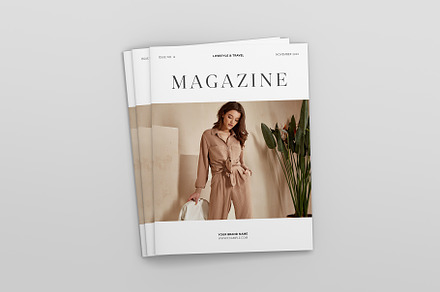 Top View Magazine Mockup