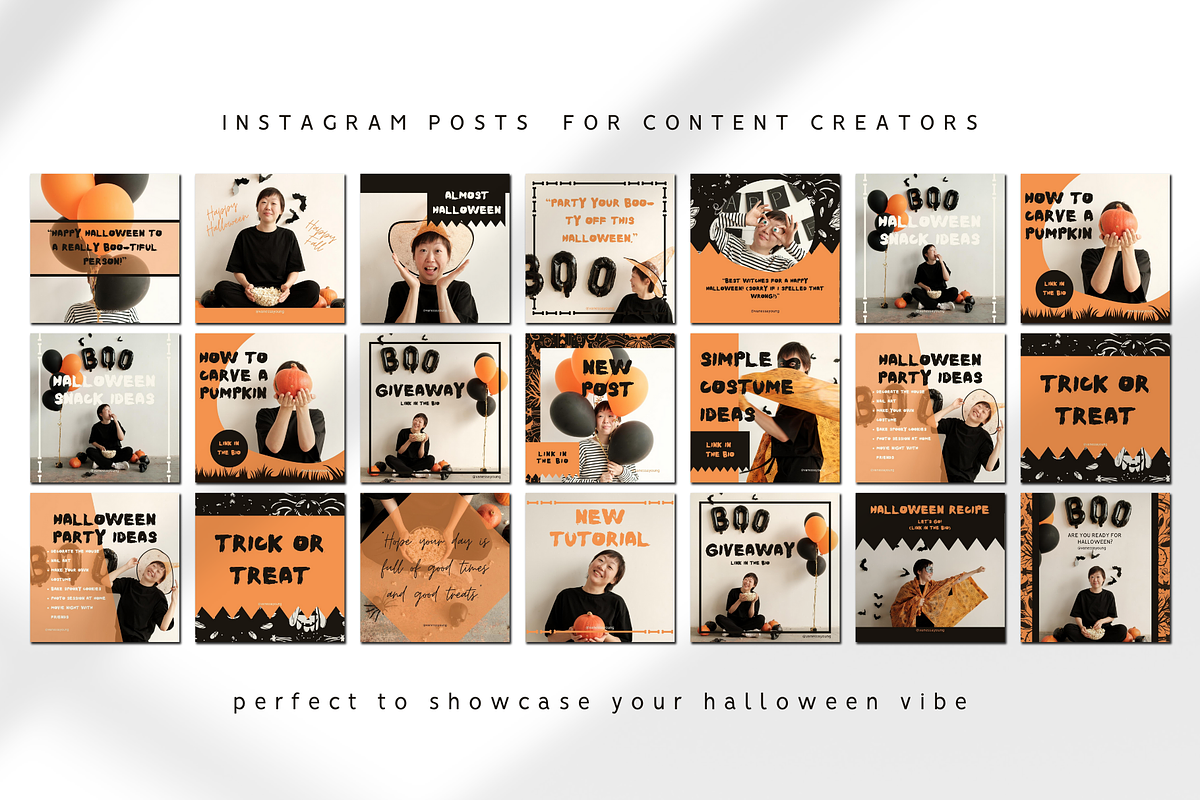 INSTAGRAM POST Halloween Pumpkin Party preview 3