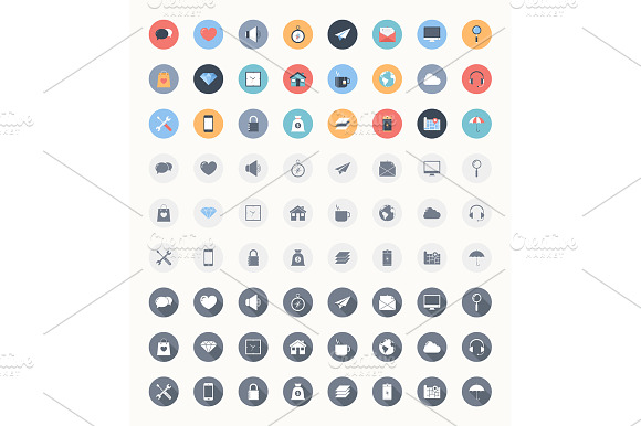 Universal Flat Icons