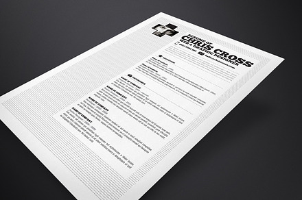 Chris Cross Resume Template