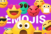 Vivid Emojis Icons Pack, an Outline Icon by Amazing Custom Icons (Thumbnail 1 of 7)