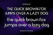 Berenoer – Futuristic Typeface, a Sans Serif Font by Vadovastd (Thumbnail 8 of 10)