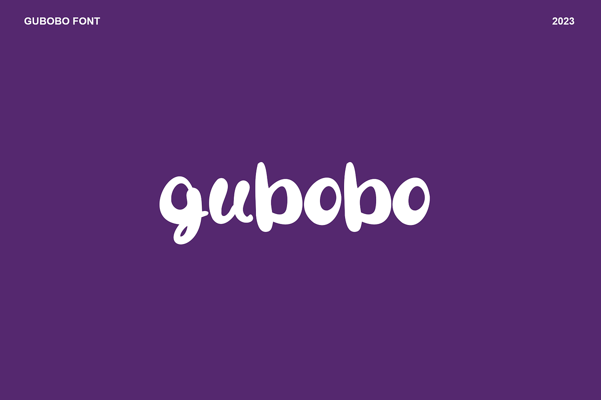 Gubobo Handwriting Brush Font, a Handwritten Font by rtf.studio (Photo 2 of 5)