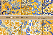 Celestial Garden Botanical Ephemera, a Pattern Graphic by Maishop (Thumbnail 1 of 8)