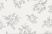 Flower drawings, an Illustration by Just Like White Creative (Thumbnail 4 of 5)