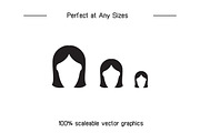 Hairstyle Illustrations Vector Set, a Person Illustration by Designfour (Thumbnail 7 of 7)