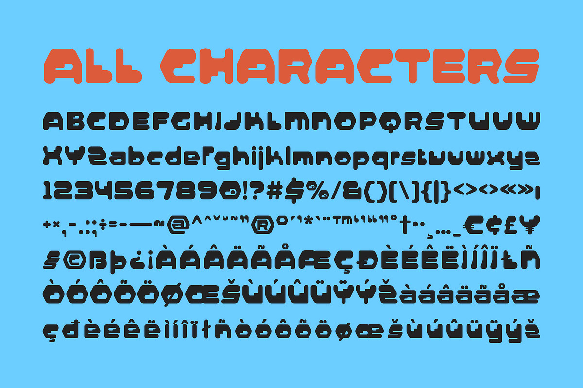 Renosa – Techno Font, a Sans Serif Font by Craft Supply Co. (Photo 8 of 8)