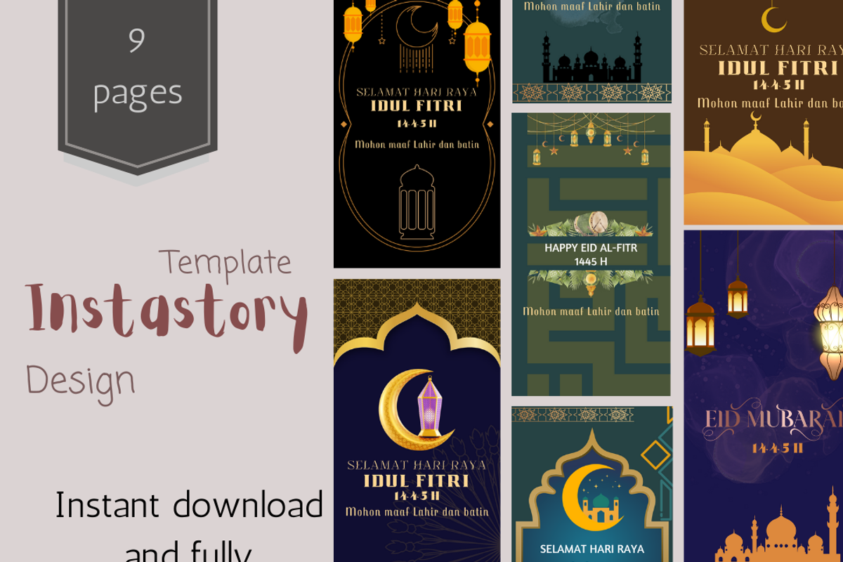 Template instagram story design, a Social Media Template by cliveID