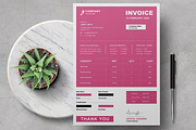 Minimalist Invoice Design, a Flyer Template by MightyDesign (Thumbnail 1 of 8)
