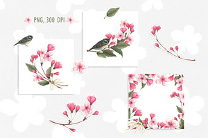 SPRING CHERRY BLOSSOM SET