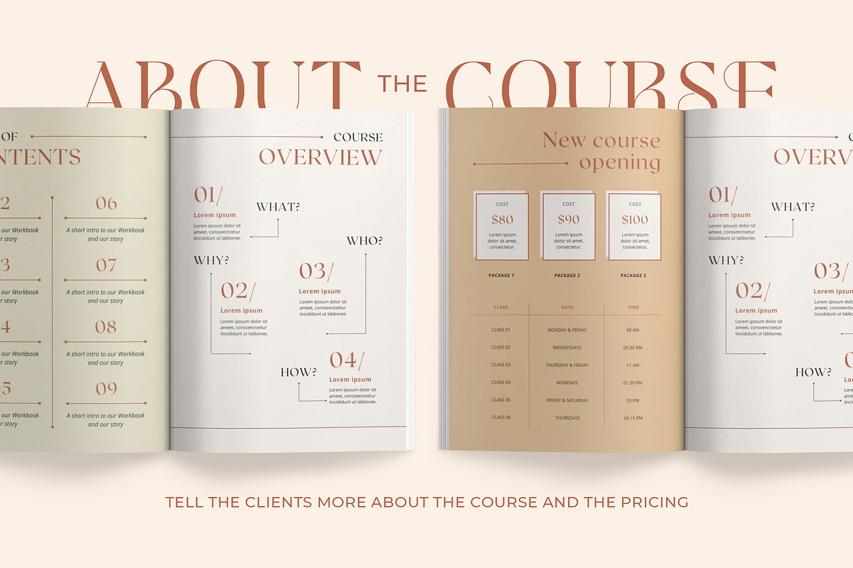 Course Workbook Template – Canva, a Marketing Template by Eesome Design Studio (Photo 4 of 23)