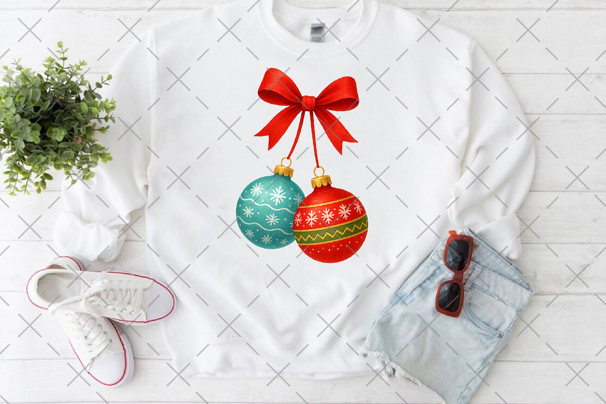 Christmas Ornament PNG, an Illustration by Craft Nest (Photo 3 of 6)
