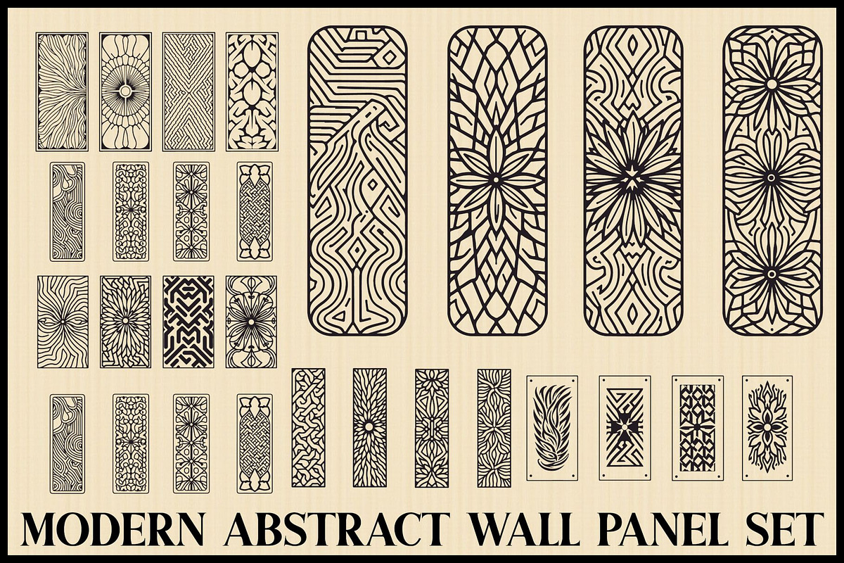 Modern Abstract Panel Bundle, an Illustration by BIPLOB EXPERT (Photo 1 of 7)