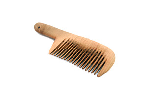 Isolated comb with loss hair, a Photo by saiko3p