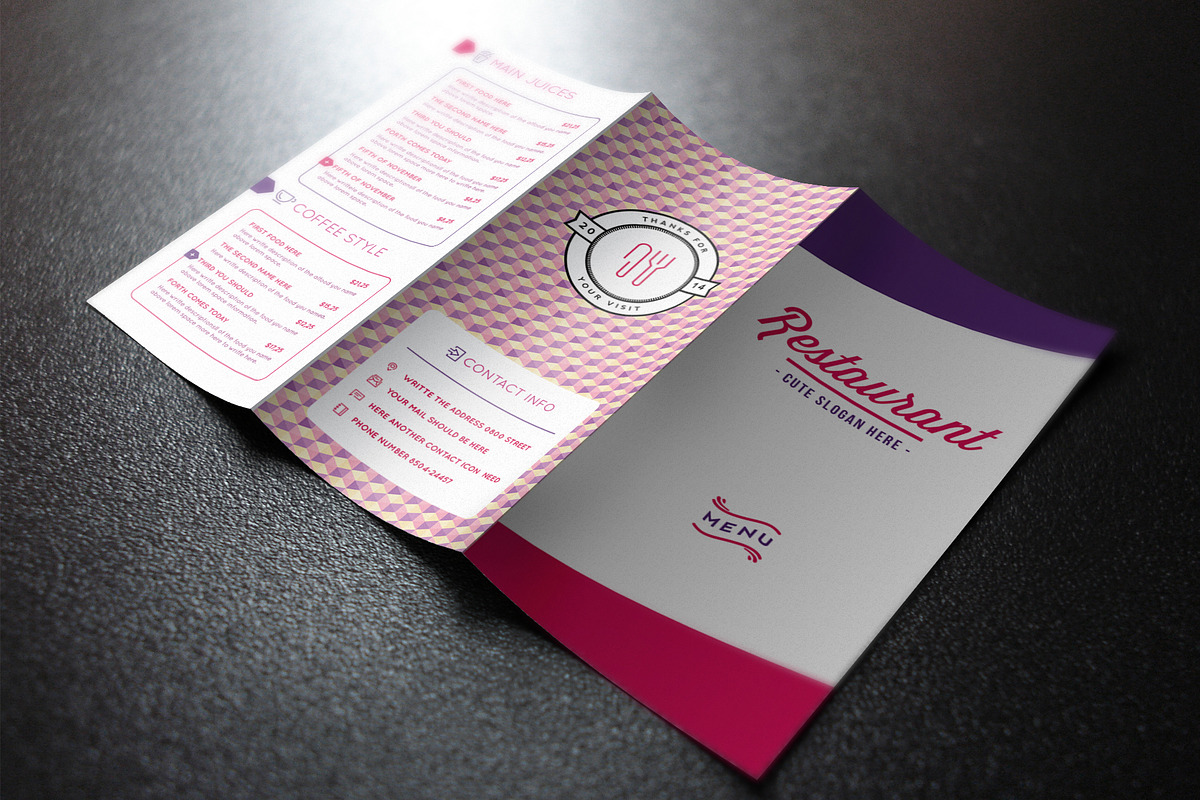 Design Food Menu 2, a Brochure Template by Luuqas Design (Photo 2 of 9)