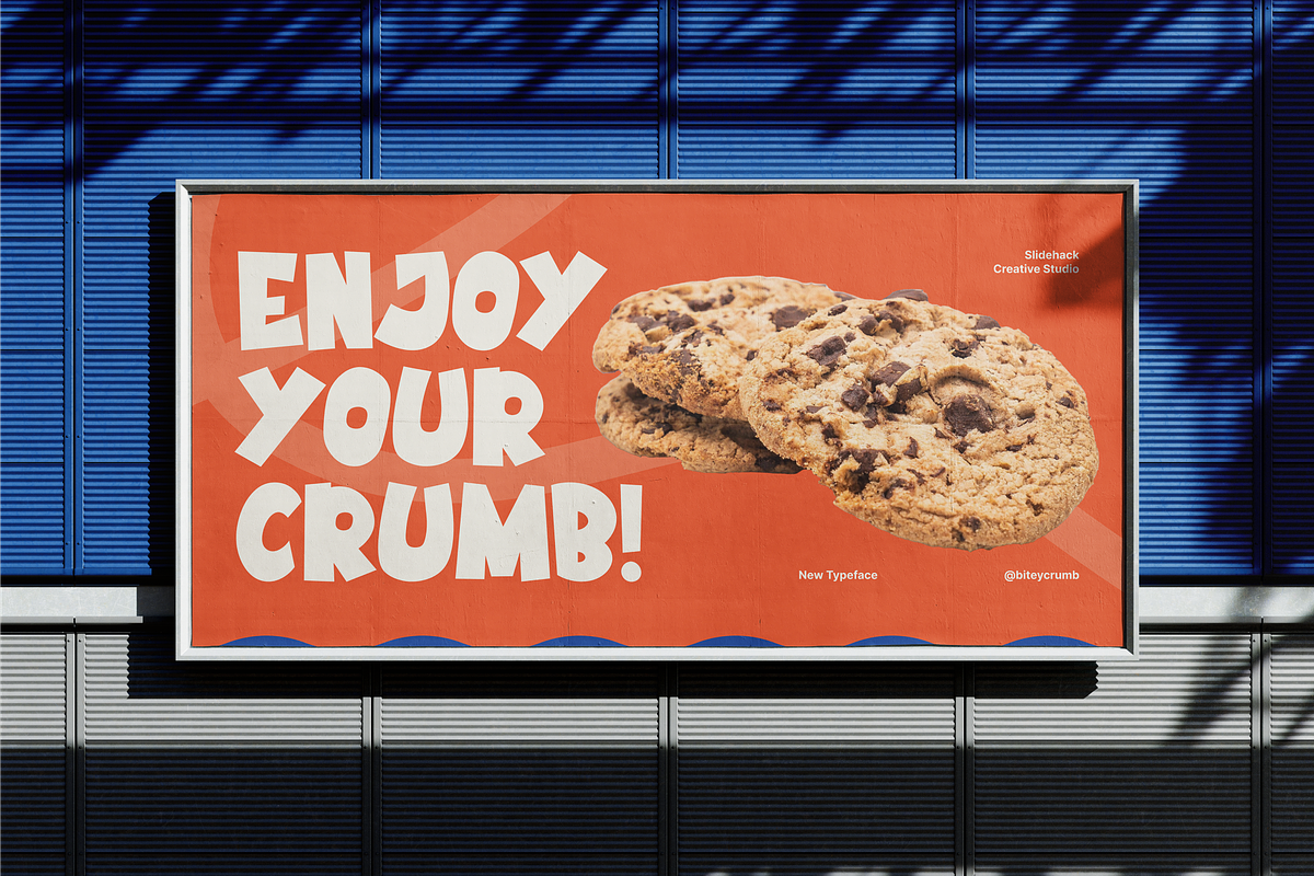Bitey Crumb - Bold chunky Font, a Font by Studio Moara (Photo 8 of 8)