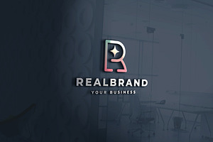 Real Brand Letter R Sparkle Logo, a Branding & Logo Template by Design_Planet